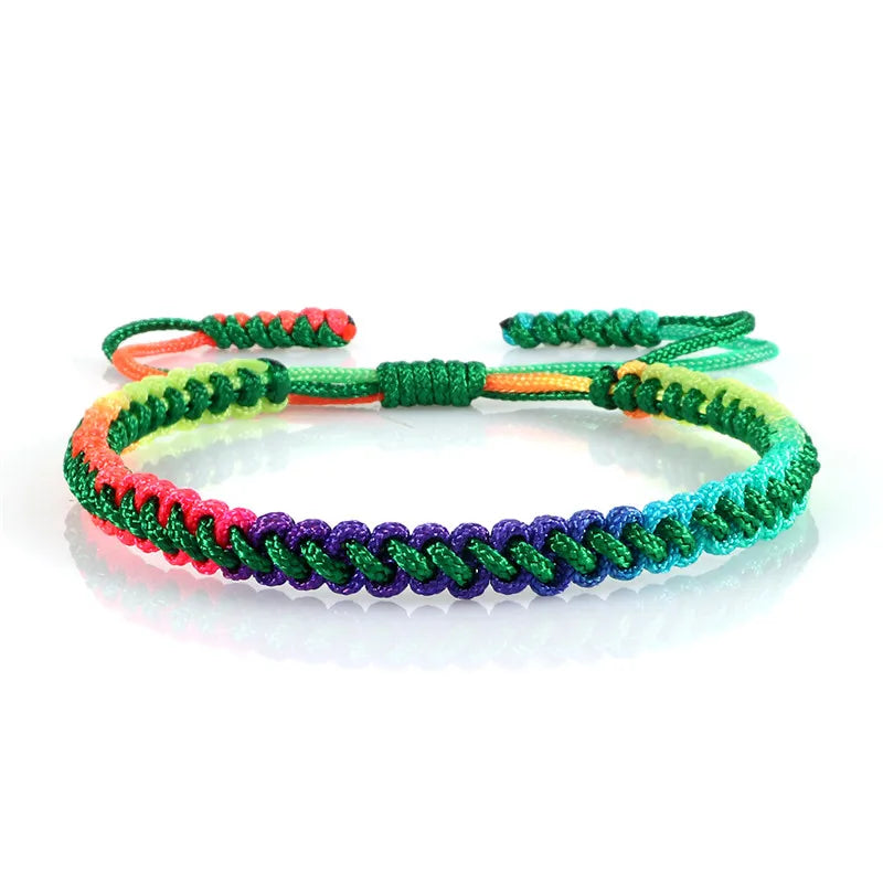 Multicolored Brazilian Bracelet for Women green