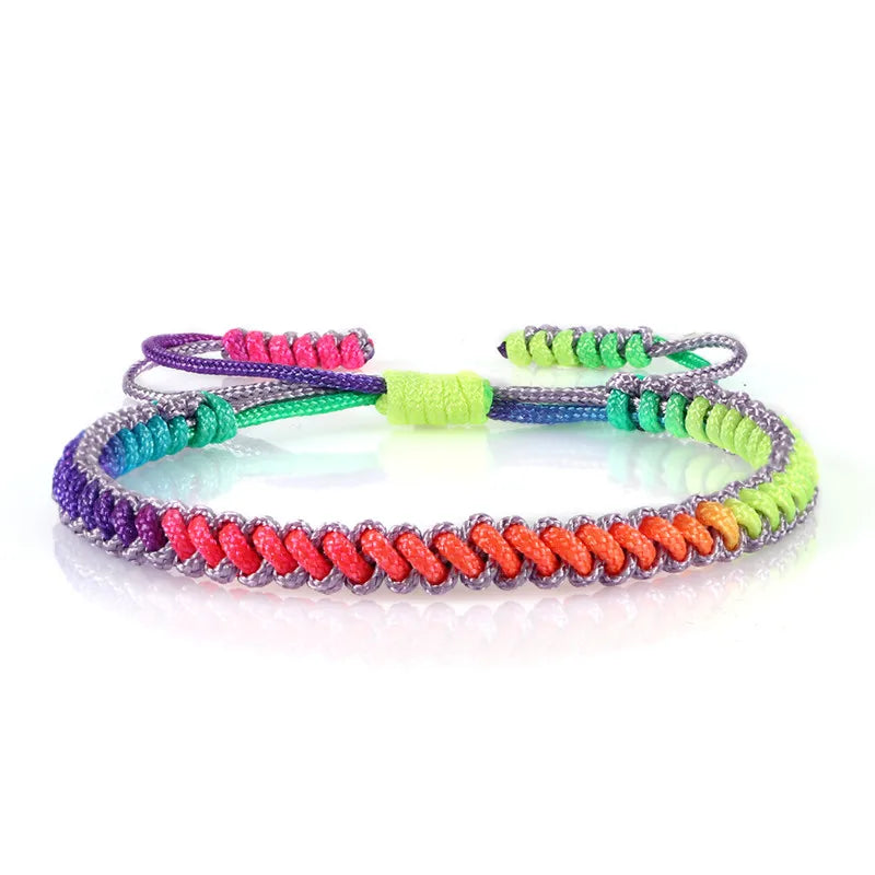 Multicolored Brazilian Bracelet for Women purple