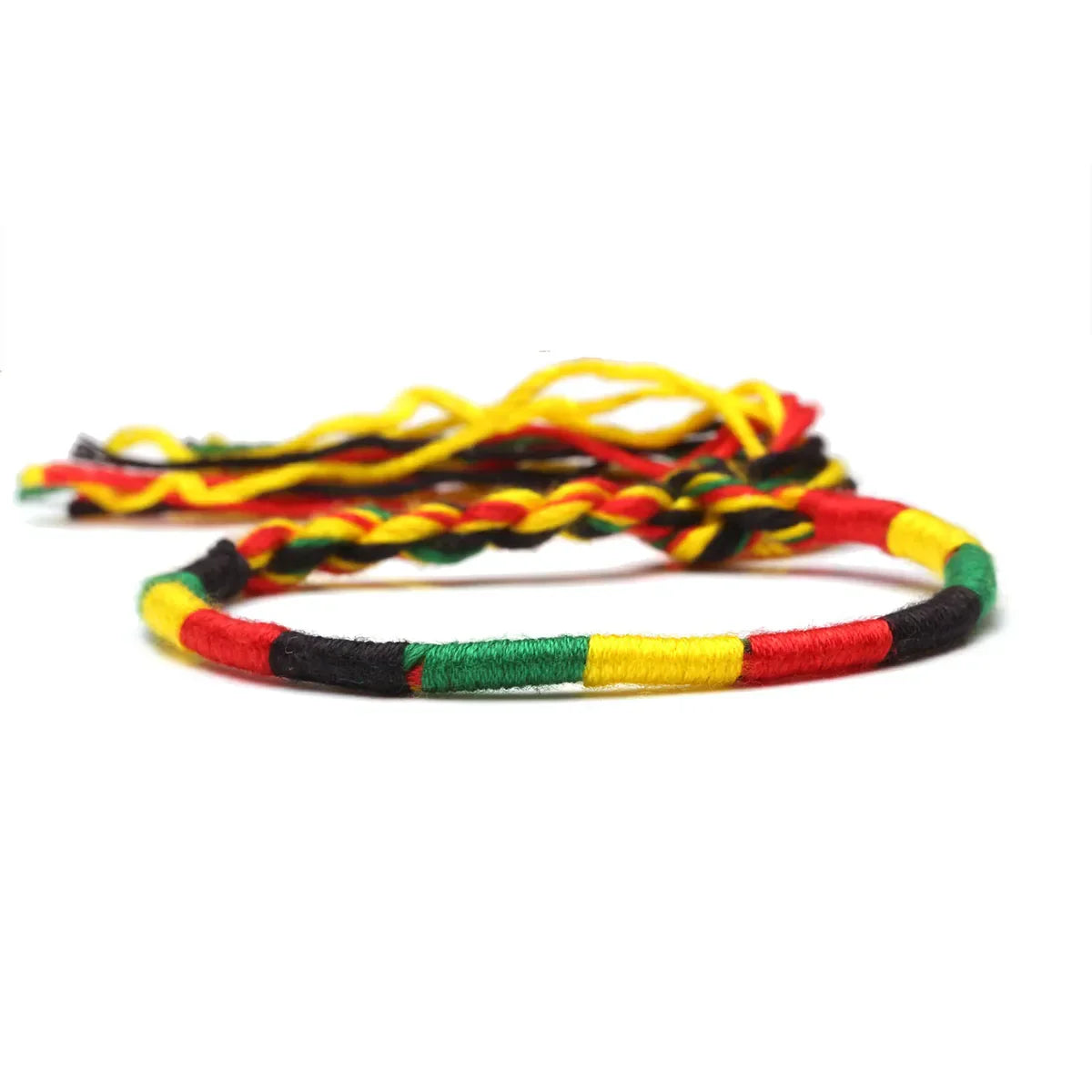 Brazilian Bracelet Bohemian Hippie Style red and yellow