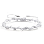 Artisanal Braided Brazilian Bracelet white