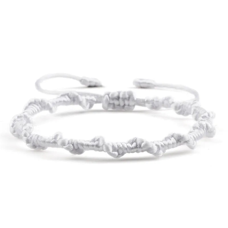 Artisanal Braided Brazilian Bracelet white