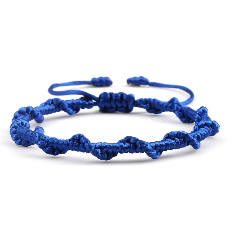 Artisanal Braided Brazilian Bracelet blue