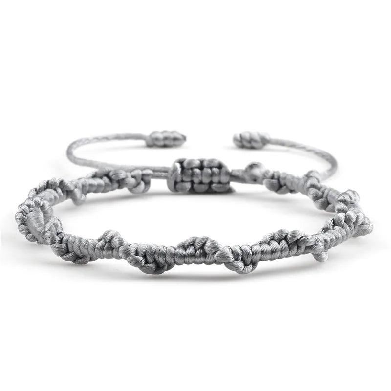 Artisanal Braided Brazilian Bracelet grey