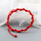 Artisanal Braided Brazilian Bracelet red