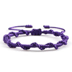 Artisanal Braided Brazilian Bracelet purple