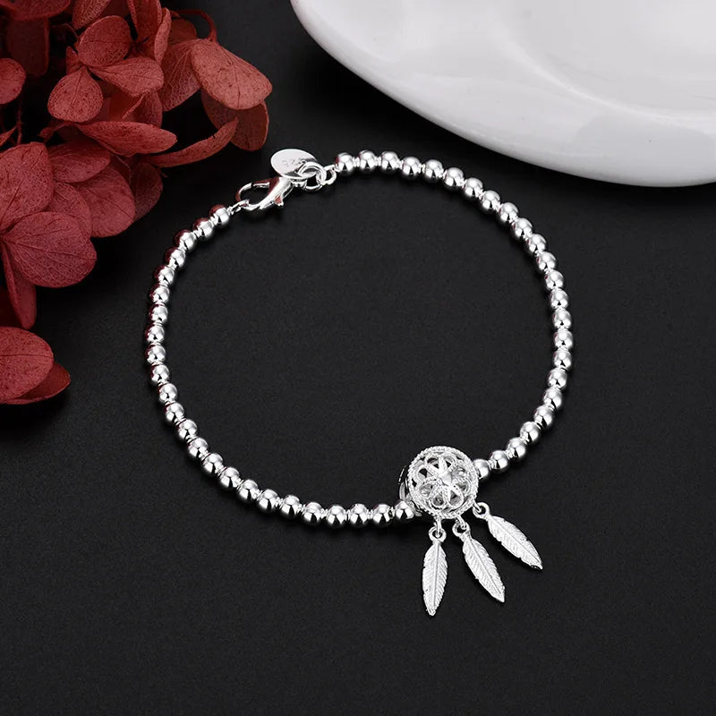 Women's Silver Dream Catcher Bracelet 