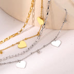 Women's Double Heart Bracelet