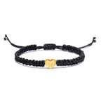 Initial Heart Bracelet Gold