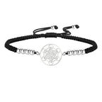 Black Metatron's Cube Colored Bracelet