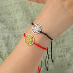 Black Metatron's Cube Colored Bracelet
