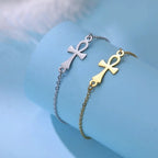 Egyptian Ankh Cross Bracelet silver 1