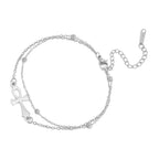 Egyptian Ankh Cross Bracelet silver 2