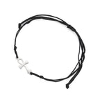 Egyptian Ankh Cross Bracelet black