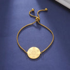 Protective Metatron’s Cube Bracelet in gold