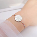 Protective Metatron’s Cube Bracelet in silver