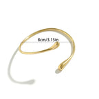 Women's Upper Arm Bracelet Water Drop - Arm Chain Ornament and Bicep Jewelry Gold