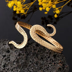 Women’s Arm Bracelet Snake Tail - Arm Chain Ornament and Gold Bicep Jewelry