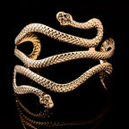 Women's Snake Arm Bracelet - Arm Chain Ornament and Bicep Jewelry gold