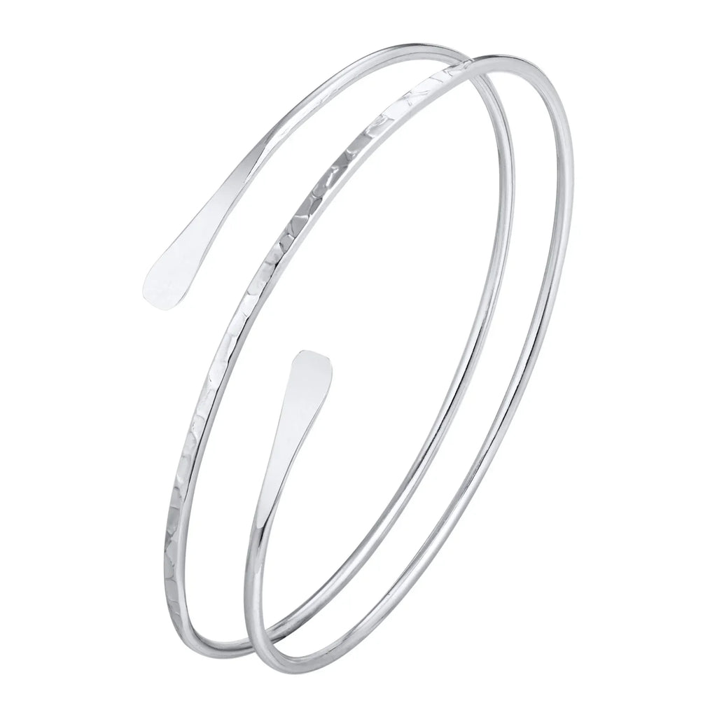 Women's arm bracelet - fine silver bicep chain