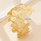 Women’s arm bracelet - flower petal bicep chain