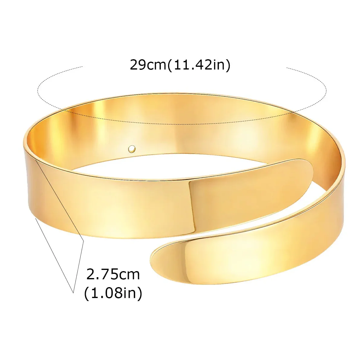 Gold women’s arm bracelet - bicep chain