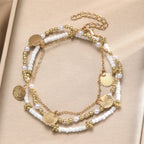 Anklet with Shell Beads