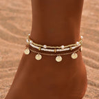 Anklet with Shell Beads