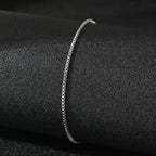 Thin Silver Anklet