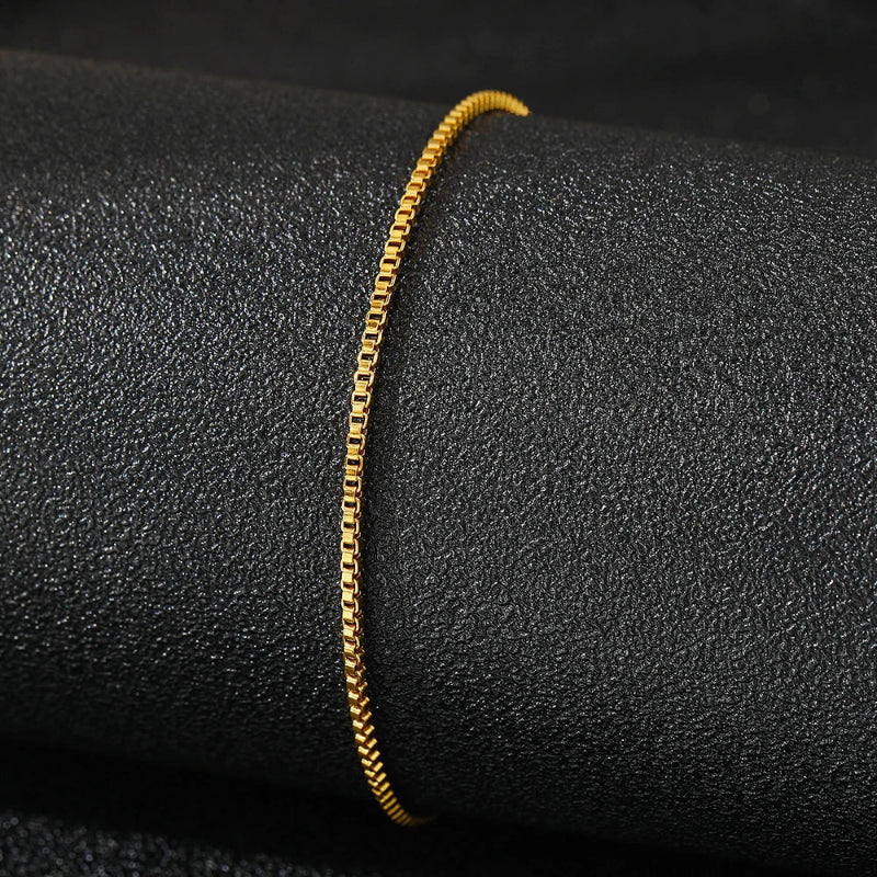 Thin Gold Anklet