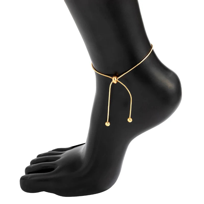 Gold Knot Anklet