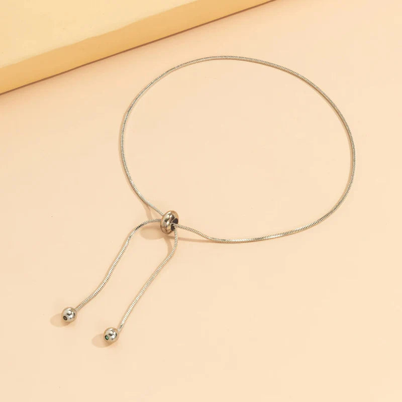 Silver Knot Anklet