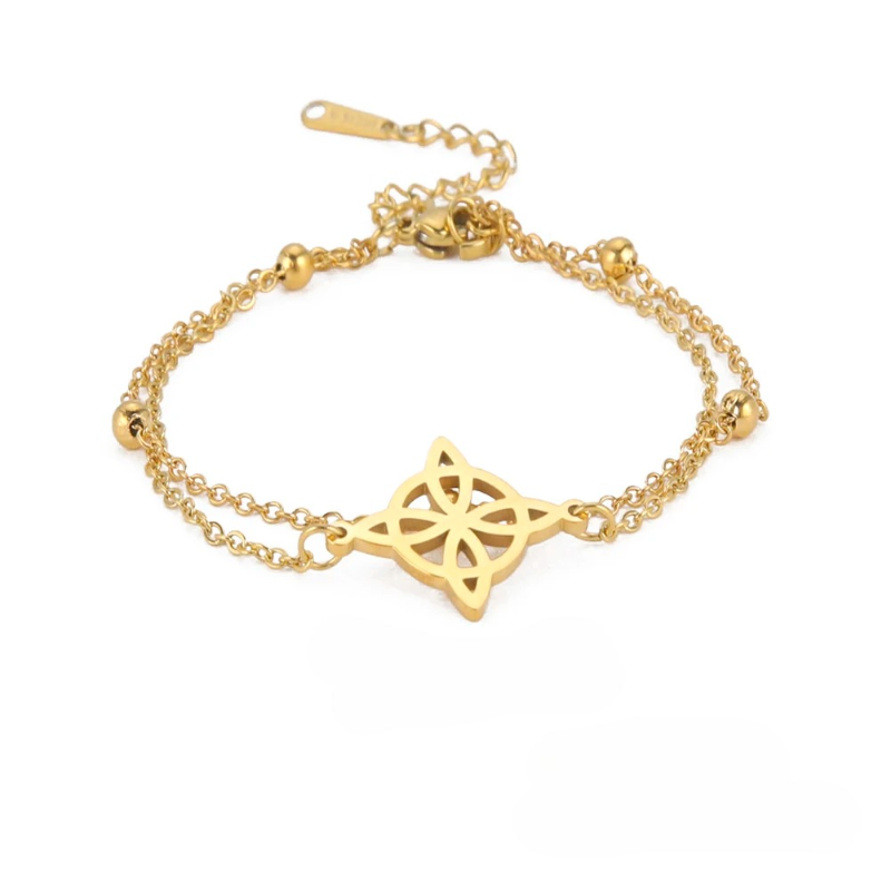 Gold Witch Knot Anklet