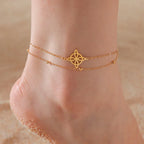 Gold Witch Knot Anklet