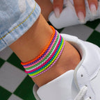 Colored Women's Anklet