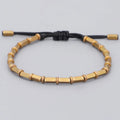 Vintage Tibetan Buddhist Black Curb Bracelet