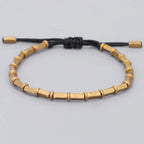 Vintage Tibetan Buddhist Black Curb Bracelet