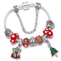 Christmas Tree Silver Bracelet