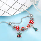 Christmas Tree Silver Bracelet