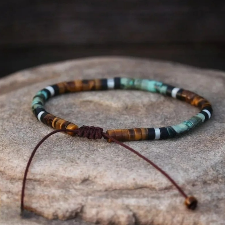 Protection Bracelet in Natural Tiger's Eye Stones