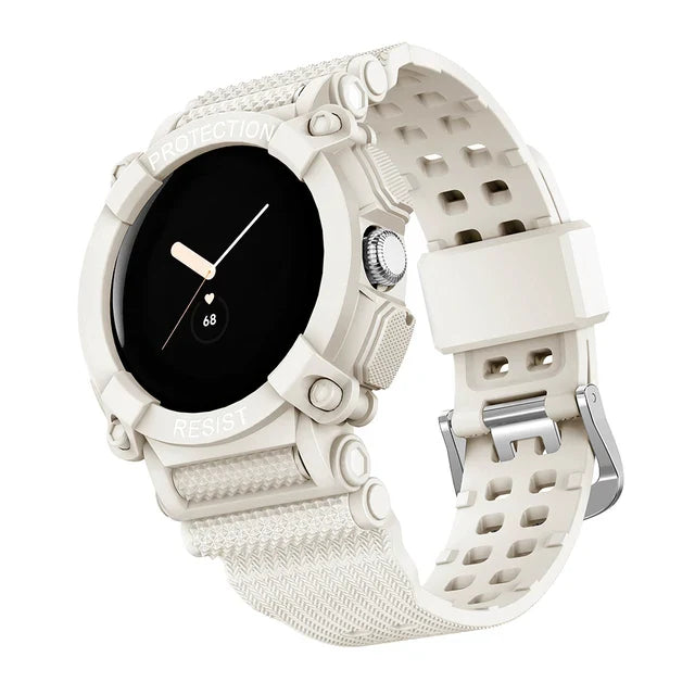 Durable Protective Strap for Google Pixel Watch 1 & 2 Smartwatch white