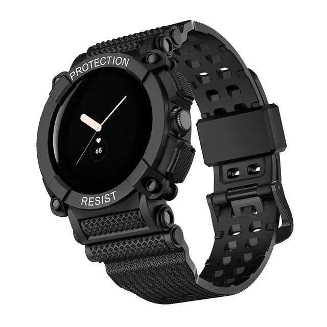 Durable Protective Strap for Google Pixel Watch 1 & 2 Smartwatch black