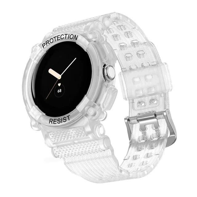 Durable Protective Strap for Google Pixel Watch 1 & 2 Smartwatch white