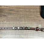 Vintage Style Bracelet with Brown Stars