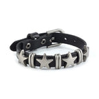 Vintage Style Bracelet with Black Stars