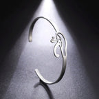 Ancient Egypt Bracelet With Horus Eye silver