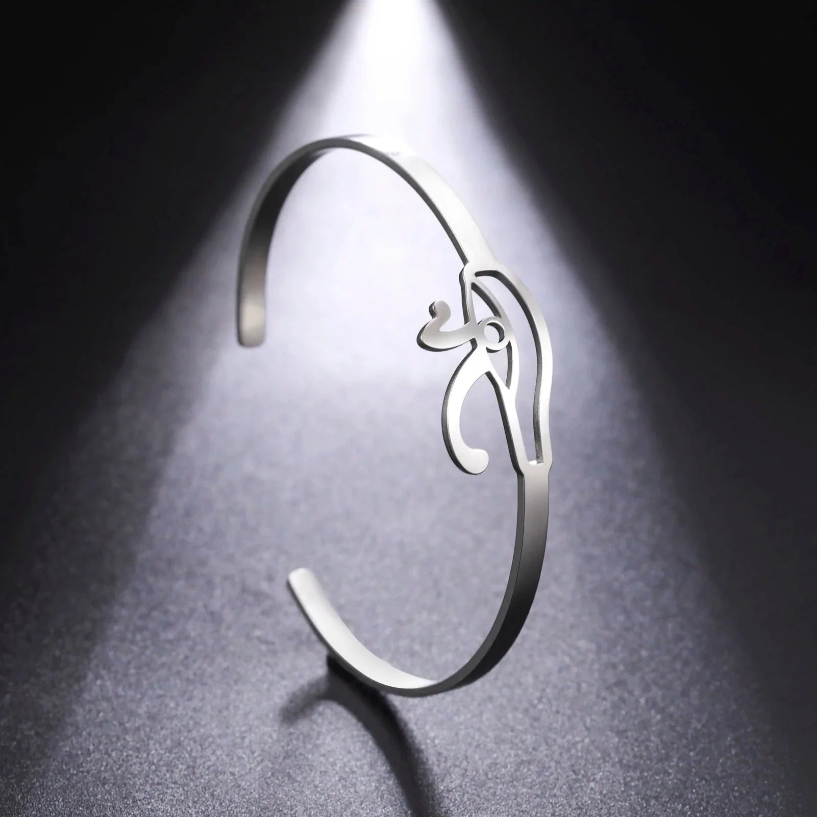 Ancient Egypt Bracelet With Horus Eye silver