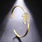 Ancient Egypt Bracelet With Horus Eye gold