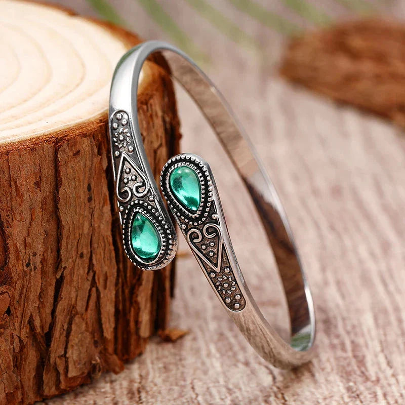Elegant Ethnic Style Bracelet green