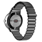 Tempered Steel Bracelet for Google Pixel Watch 1 & 2 Smartwatch black