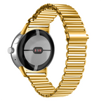 Tempered Steel Bracelet for Google Pixel Watch 1 & 2 Smartwatch gold